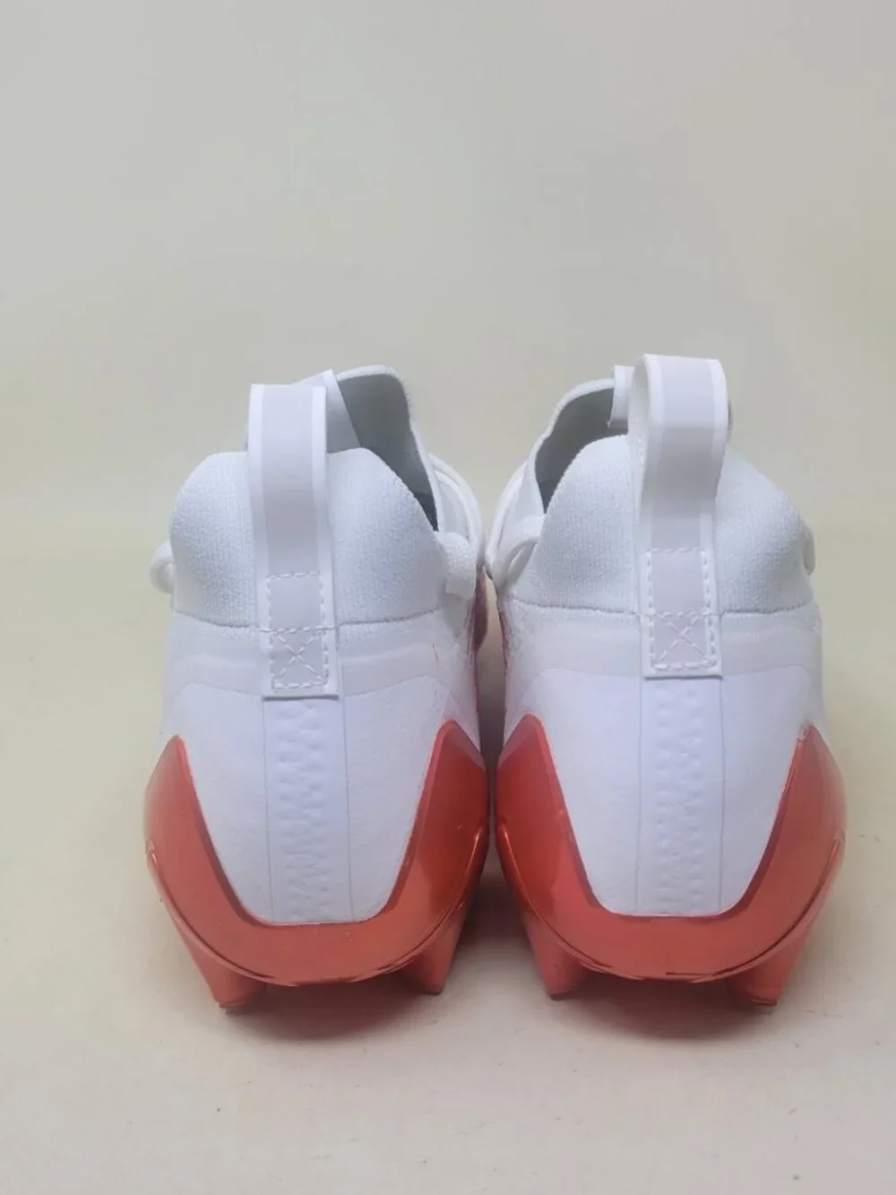 Men's Size 9 Adidas Adizero 2022 Primeknit Football Cleats White/Orange HP8742